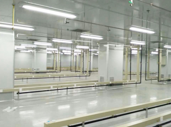 十萬(wàn)級(jí)食品車(chē)間流水線預(yù)裝線路 十萬(wàn)級(jí)食品車(chē)間流水線預(yù)裝線路